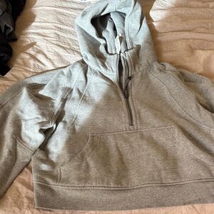 lululemon athletica Scuba Gray Half-Zip Hoodie